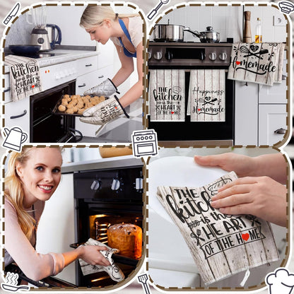 Sratte 6 Pcs Farmhouse Kitchen Decor Accessories Set