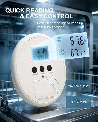 Dishwasher Plate Thermometer