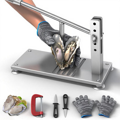 BIUWING Oyster Shucker Machine, Clam Opener Tool Set (Upgraded)