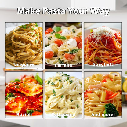 3 in 1 Pasta Maker Machine,7 Adjustable Thickness Settings Pasta Roller