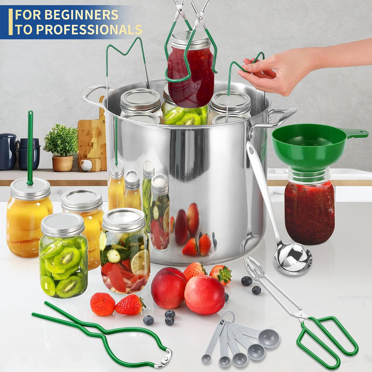 Canning Supplies Starter Kit,Canning Kit Set for Beginners