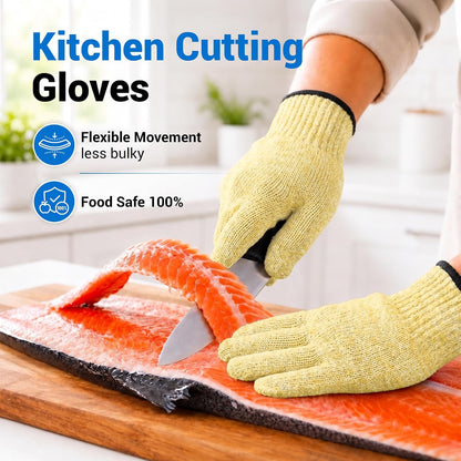 A5 Cut Resistant Gloves, Food Grade Kitchen Safety Gloves