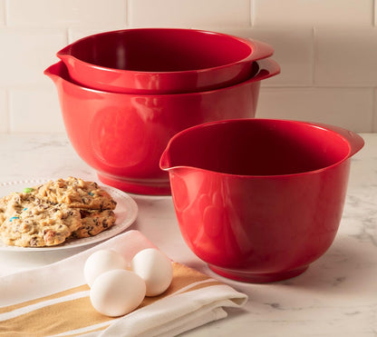 Hutzler Classic 2 Liter Melamine Mixing Bowl, Gray