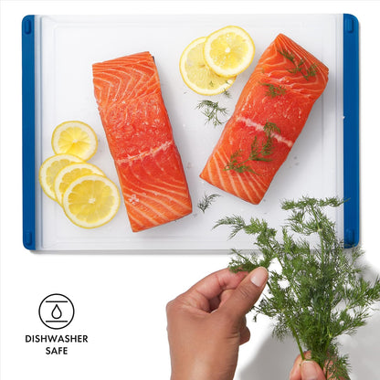 OXO Good Grips 3-Piece Plastic Everyday Cutting Board Set - Red, Green, Blue