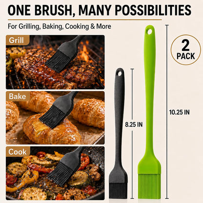 Silicone Basting Pastry Brush for Baking Bbq Spread Oil Butter