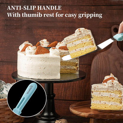 Offset Spatulas, Icing Spatula for Cake Decorating and Frosting, 6",8",10"