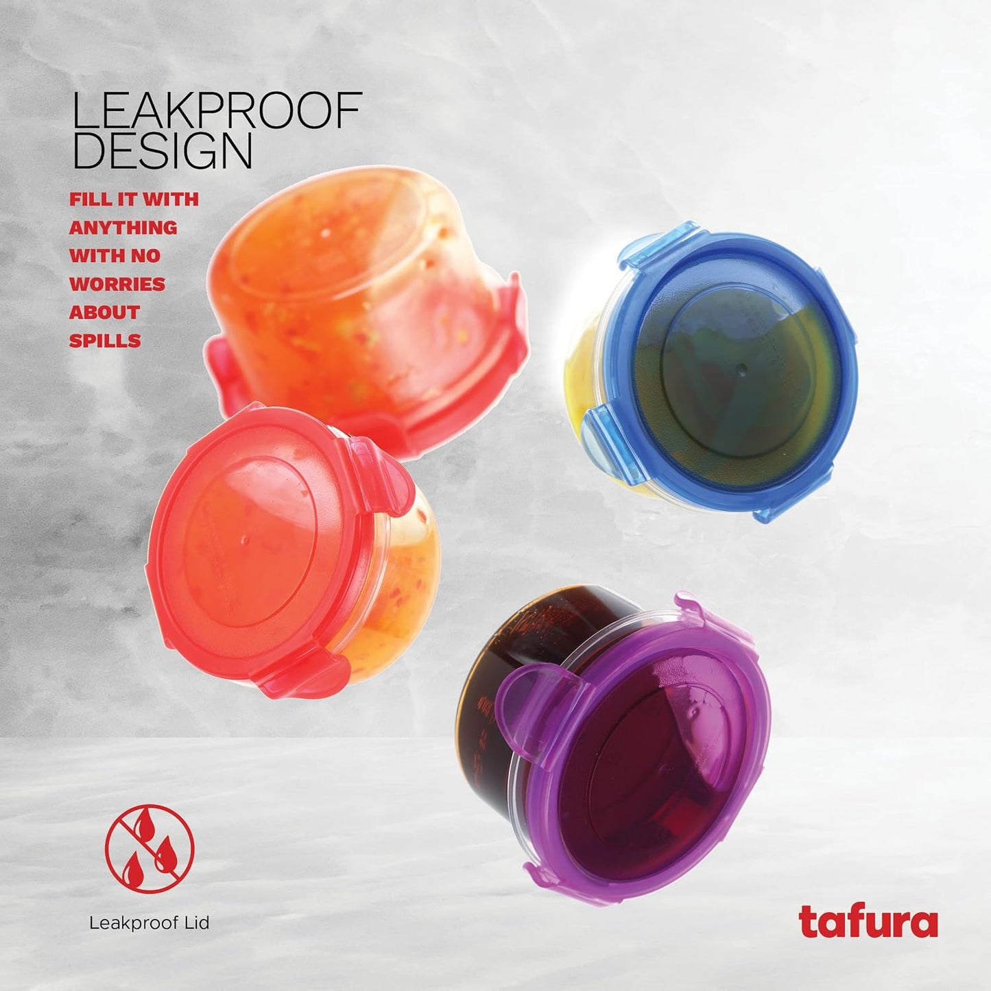 Tafura 10 Pack Leakproof Freezer Containers for Food with Twist Top Lids - 32 Oz BPA Free Reusable Plastic Soup Containers with Screw On Lids - Ideal for Meal Prep, Leftovers & Pantry Organization