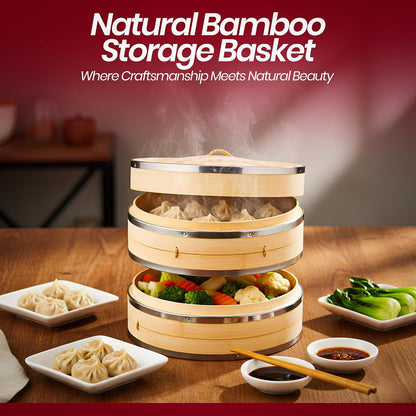 Bamboo Steamer Basket