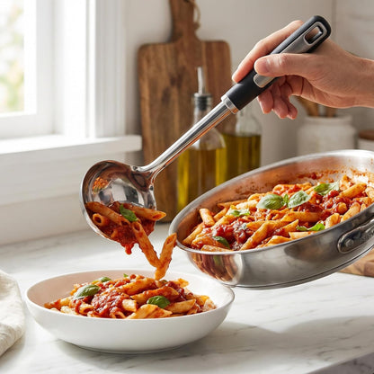 Stainless Steel Cooking Spoon Set, Serving,Slotted & Ladle