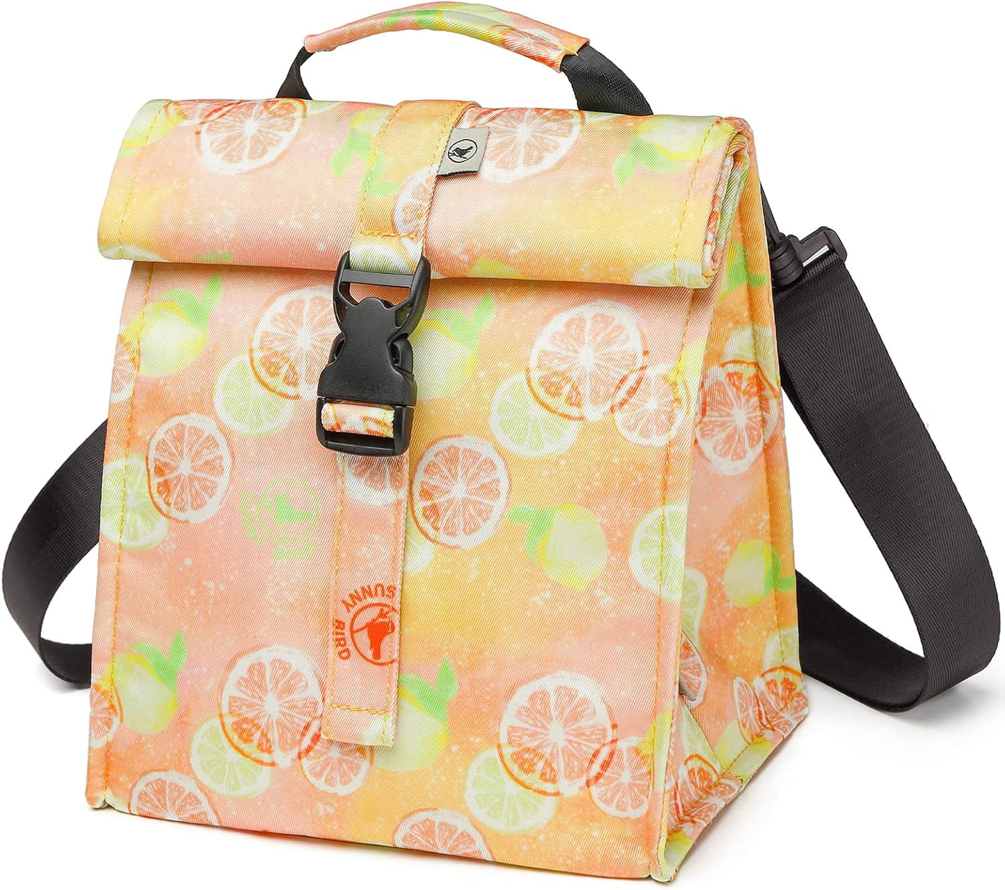 SUNNY BIRD Insulated Lunch Bag Pink Lunch Box Small Cooler Bag for Women, Girls, Adults and Teens (Pink)
