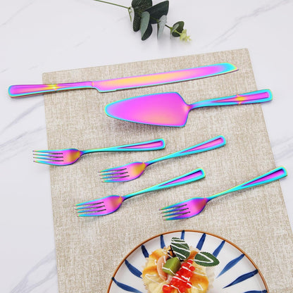 GoGeiLi Stainless Steel Wedding Cake Cutting Set