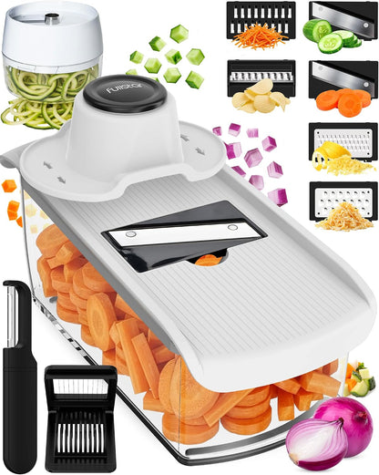 Fullstar Pro Mandoline Vegetable Slicer, 6-in-1 Kitchen Prep Tool