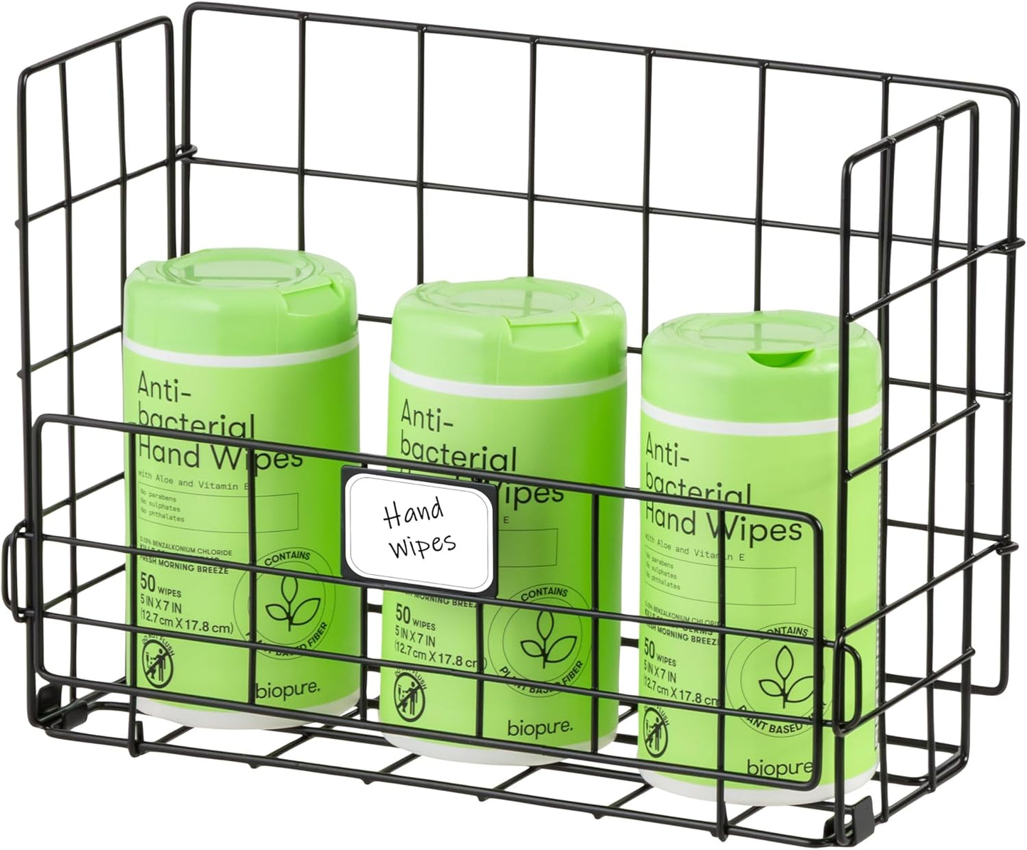 IRIS USA Wire Basket for Pantry Organizers and Storage, 2 Pack, Potato and Onion Storage, Easy Assembly, Stackable Storage Bins, Kitchen Cabinet Bathroom Shelf Organizers for Veggie, Fruit, Snack