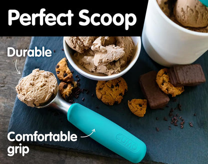 SUMO Stainless Steel Ice Cream Scoop with Ergonomic Handle - Green