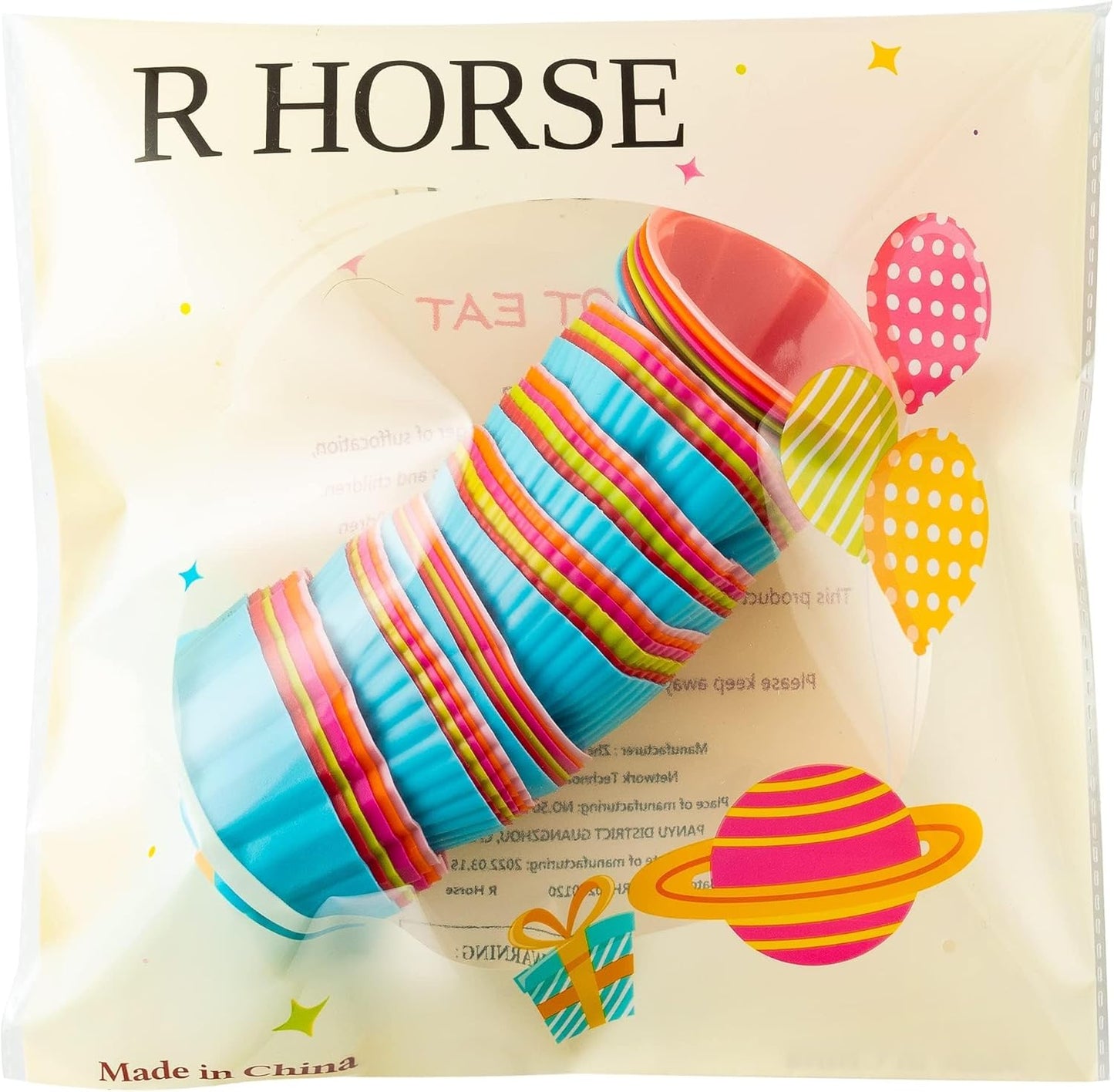 R HORSE 42Pcs Silicone Molds Cupcake 2 Inch Mini Size Reusable Muffins Liners Washable Non-Stick Donut Wrapper Mold Flower Shapes Baking Cups for Pan Oven Microwave Dishwasher