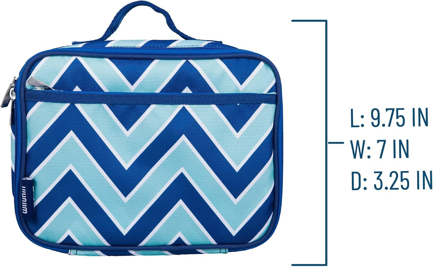 Wildkin Kids Insulated Lunch Box, Keeps Food Hot or Cold, BPA-Free with Mesh Pockets & Easy-Clean Lining – Ideal for School, Travel & Daycare – Holographic