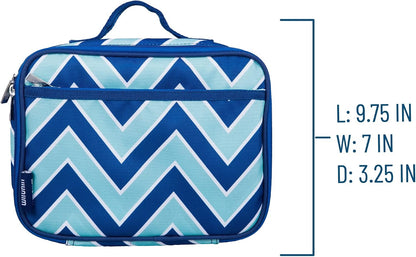 Wildkin Kids Insulated Lunch Box, Keeps Food Hot or Cold, BPA-Free with Mesh Pockets & Easy-Clean Lining – Ideal for School, Travel & Daycare – Holographic