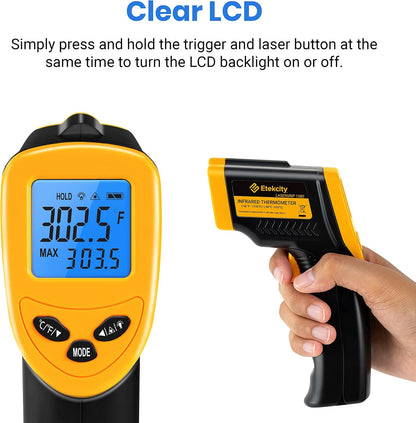 Etekcity Infrared Thermometer Laser Temperature Gun, -58°F~1130°F