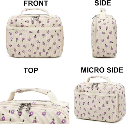 CAMTOP Kids Lunch Box Boys Girls Insulated Lunch Cooler Bag Reusable Lunch Tote Kit for School Travel (094 Tie Dye)