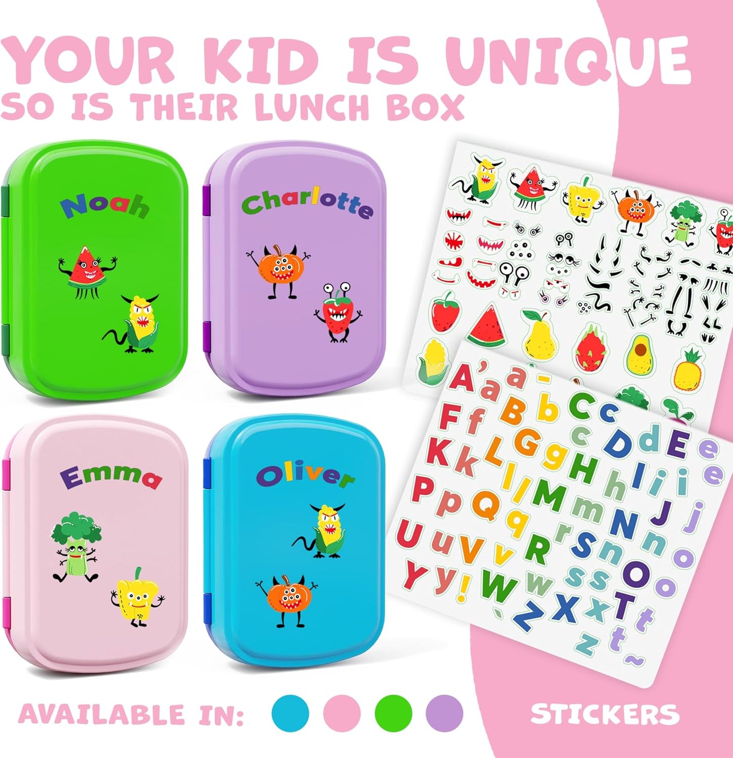 Umami All-in-1 Bento Box for Kids, Ice-pack & Utensils Included, 100% Leakproof & BPA free, Parents' favorite Lunch Box Kids (Green, 27 oz)