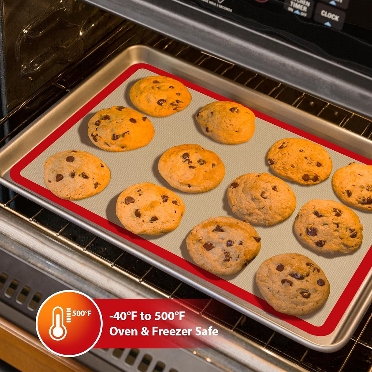 Silicone Baking Mat, Nonstick & Reusable