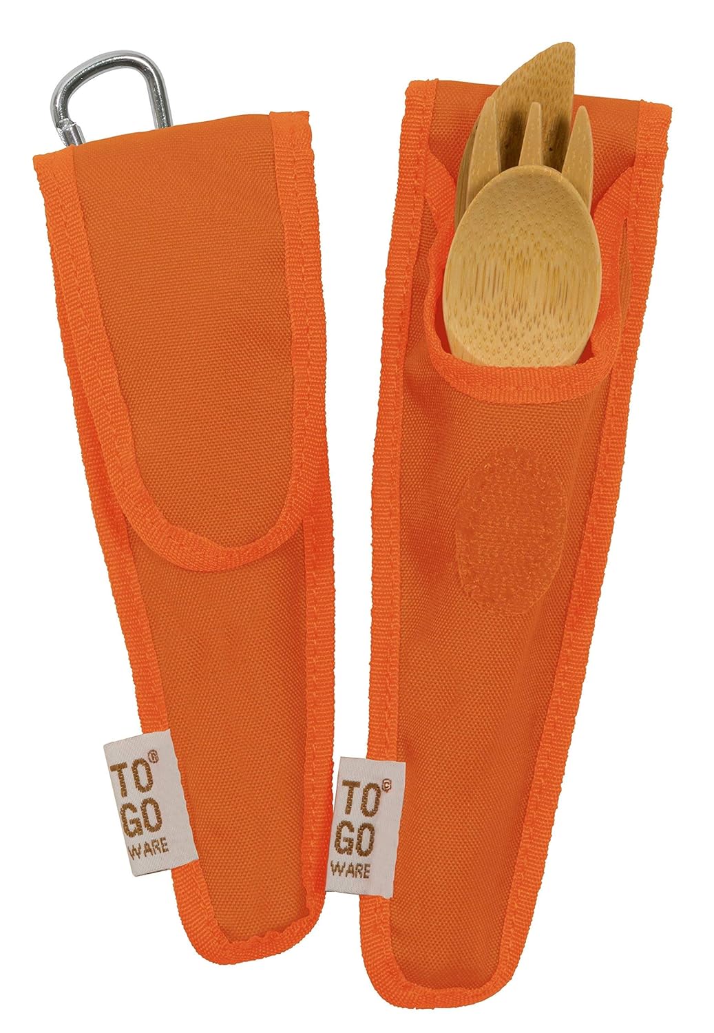 TO GO WARE Kids Repeat Bamboo Utensil Set - Orange (Orange), 1 EA