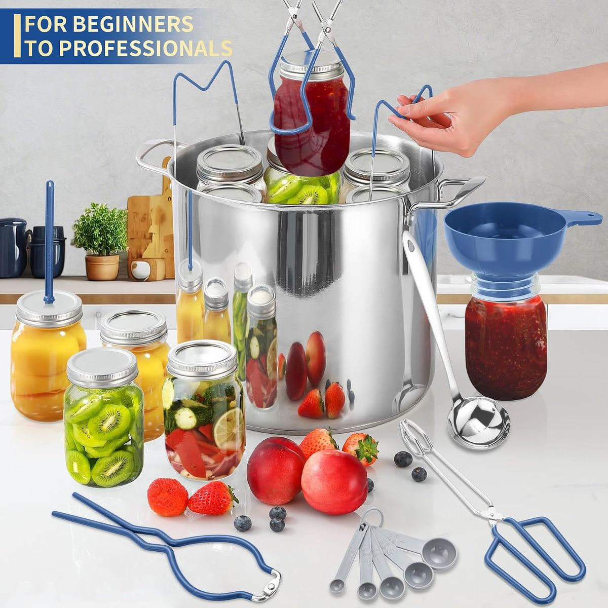 Canning Supplies Starter Kit,Canning Kit Set for Beginners