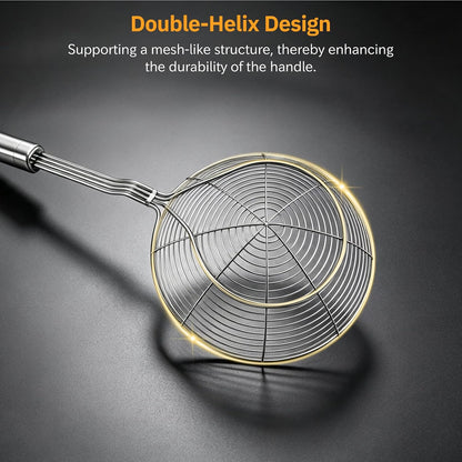 NileHome Stainless Steel Spider Strainer Skimmer，2-pack