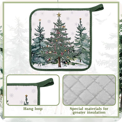 Bencailor 12 Pcs Christmas Wildflower Pot Holders with Pocket