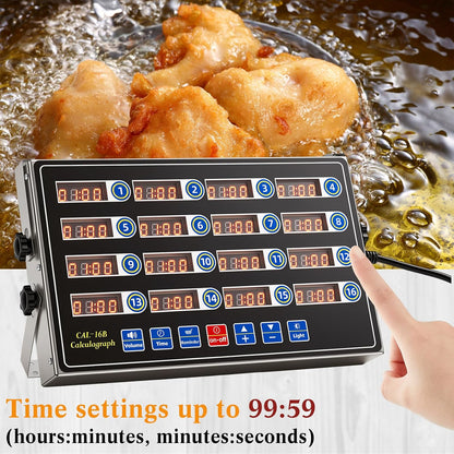 Relaxweex Commercial Digital Kitchen Timer for Cooking, 8 Channel