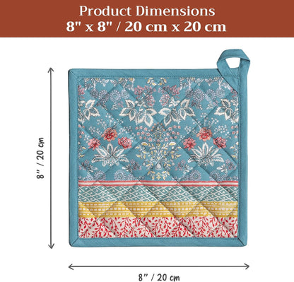 Maison d' Hermine Pot Holders 100% Cotton Potholders (8" x 8") - Colors A