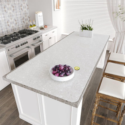 Warome Silicone Mat,78.7”x 23.6” Heat Resistant Mats for Countertop,Extra Large Countertop Protector Mat, Multi-functional Cuttable Kitchen Counter Mat, Silicone Mats for Kitchen Counter/Crafts- Grey