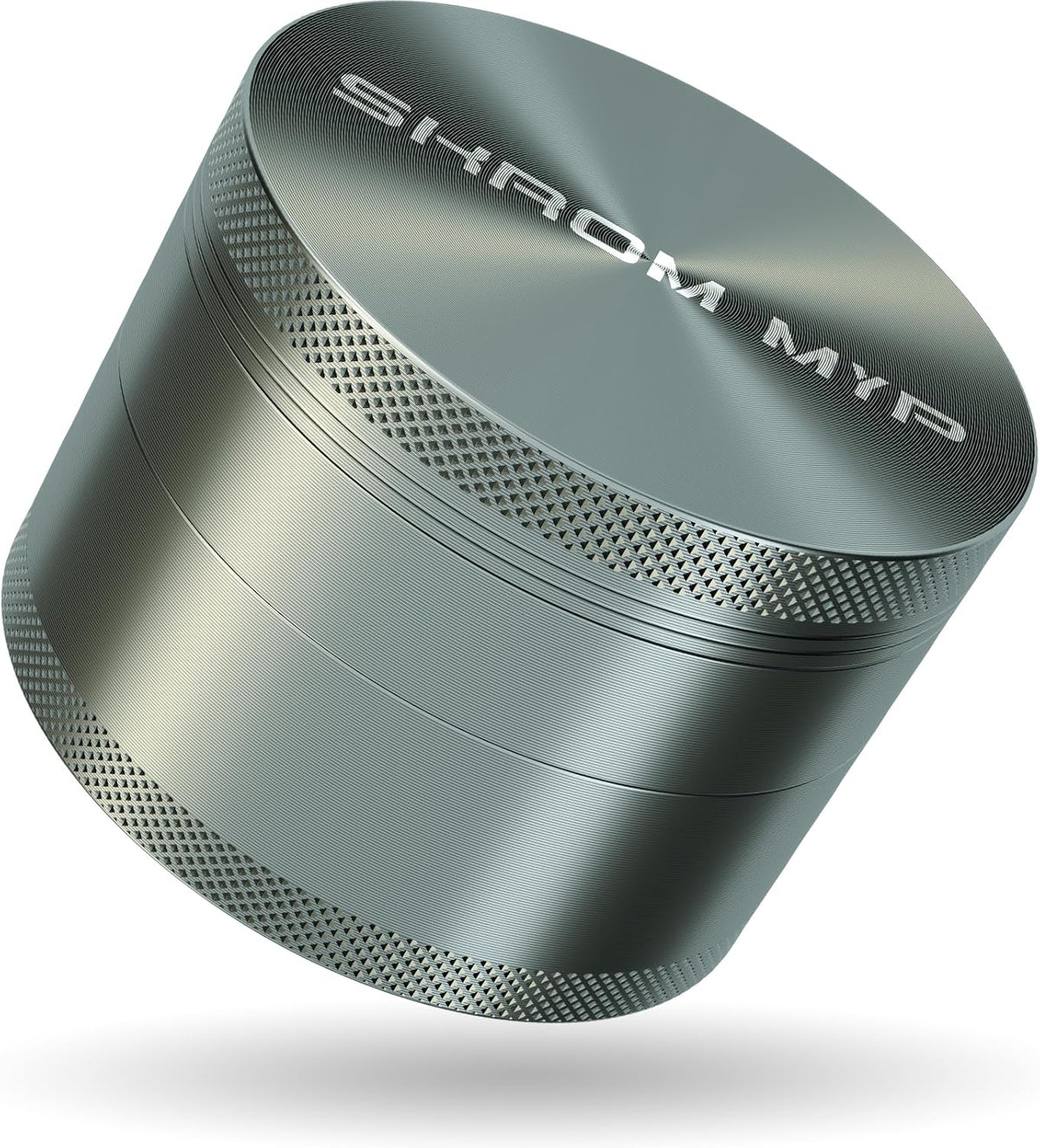 Spice Grinder, Aluminum Large 3" Kitchen Grinder (Grey)