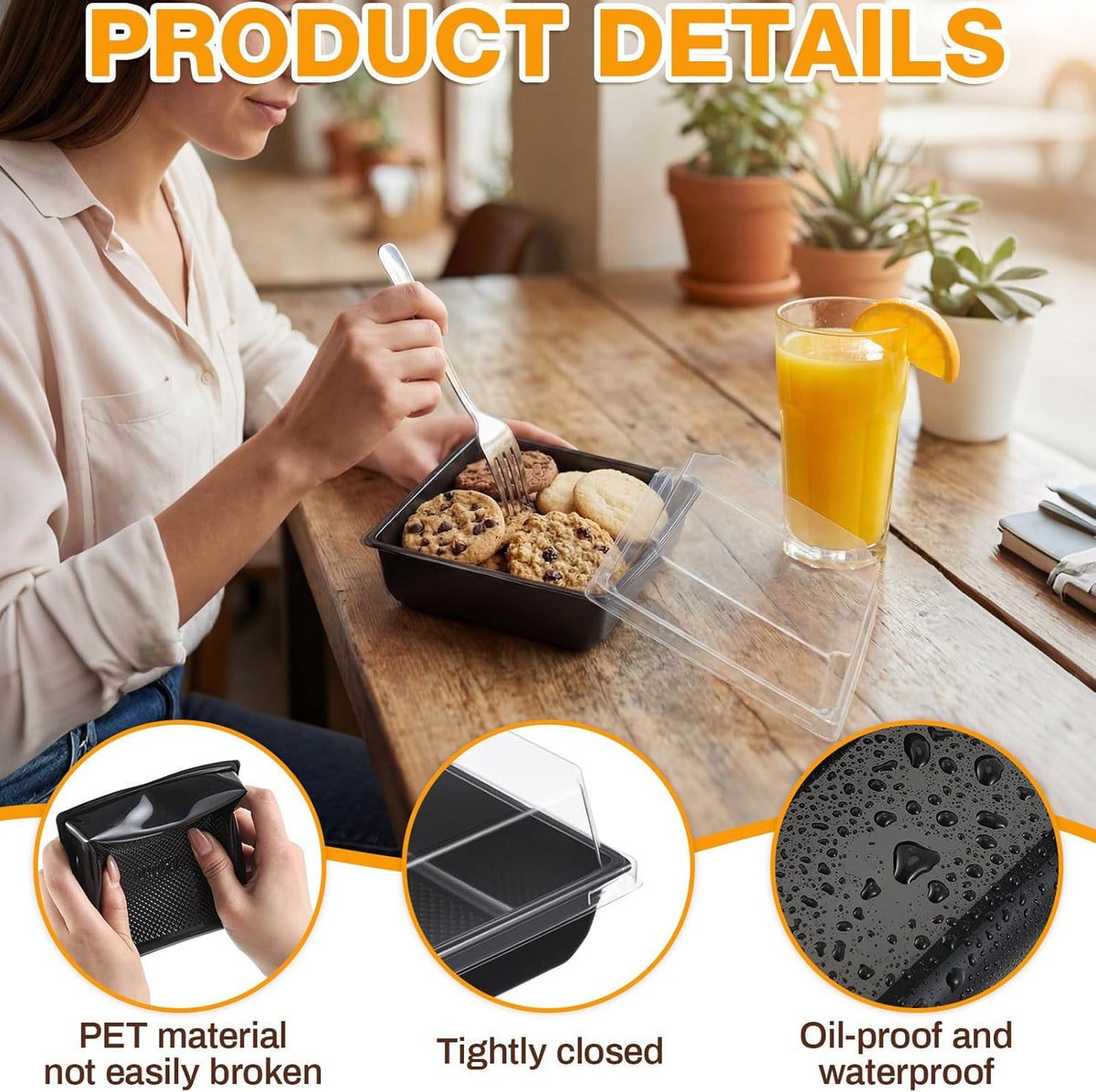 Shellwei 5 Pack Extra Large Charcuterie Board with Lids, 18 x 12 Inch Plastic Catering Trays for Cookies, Desserts, Candy, Reusable Serving Platters for Travel Party