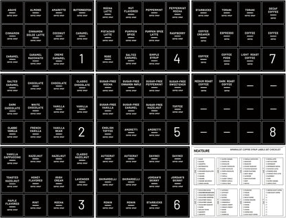 Neatsure 284 Pantry Labels with 112 Expiration Date Labels for Food Containers, Preprinted Stickers Booklet for Storage Bins, Minimalist Kitchen Labels for Organizing