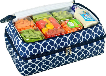 Picnic at Ascot Original Insulated Double Layer Thermal Food and Casserole Carrier- keeps Food Hot or Cold- Designed & Quality Approved in the USA