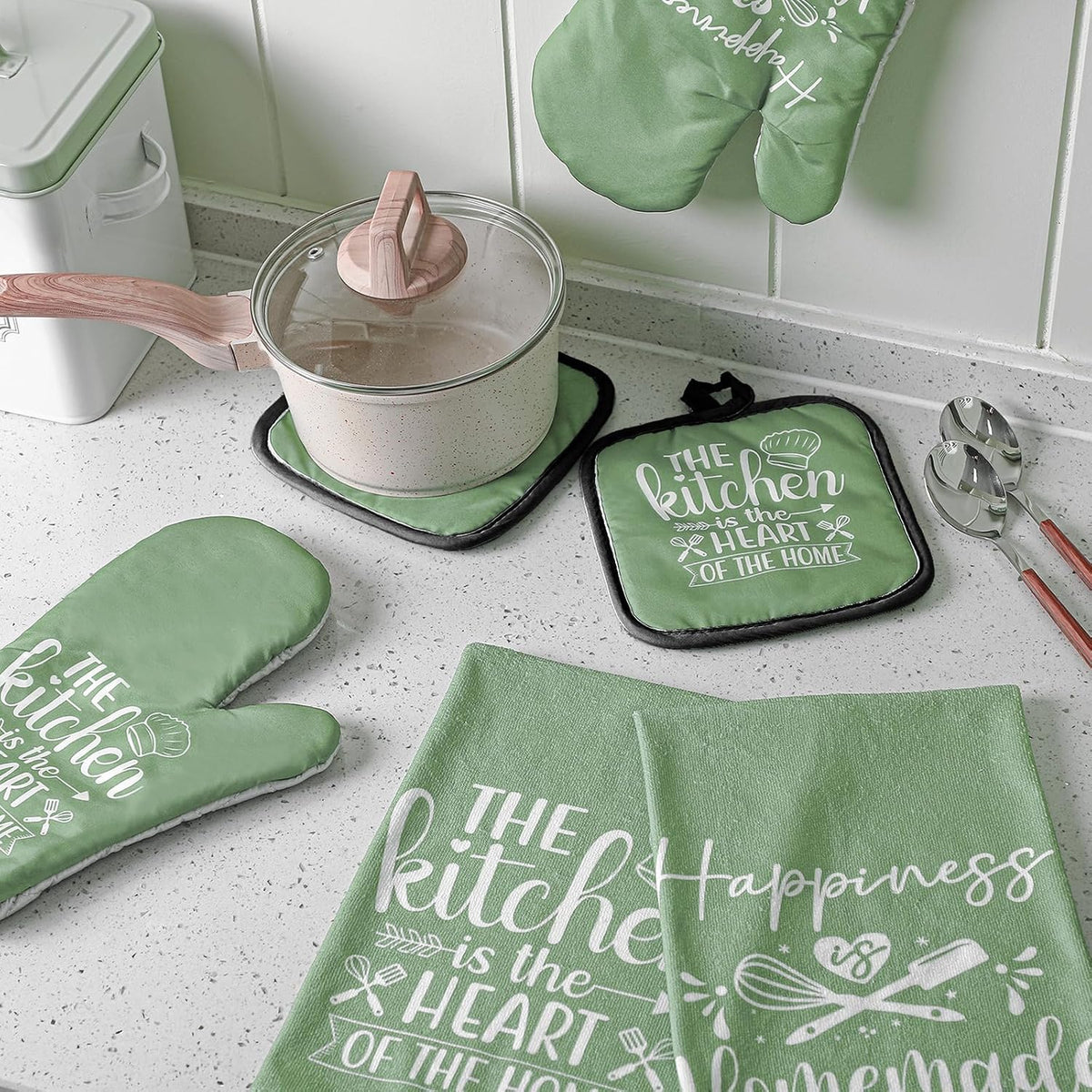 Sratte 6 Pcs Farmhouse Kitchen Decor Accessories Set