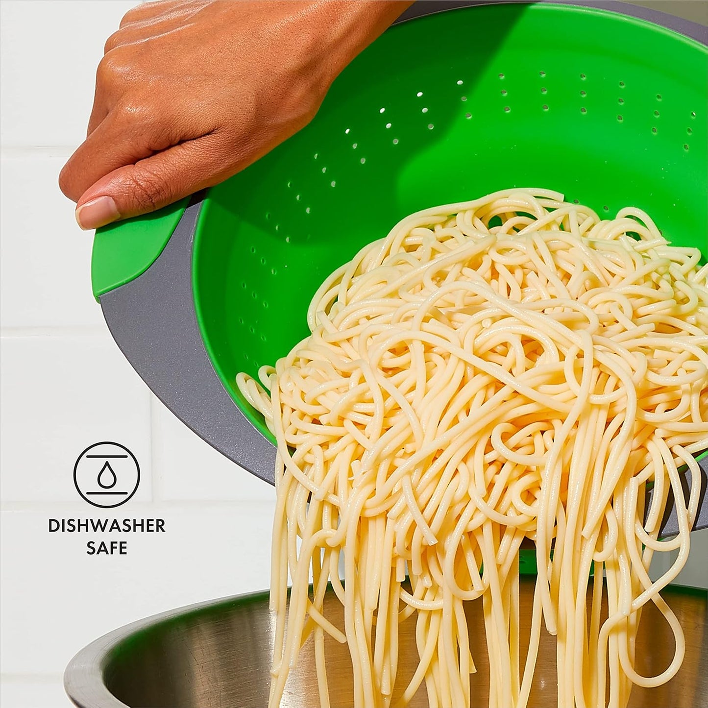 OXO Collapsible Colander, 3.5 quart, Green