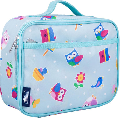 Wildkin Kids Insulated Lunch Box, Keeps Food Hot or Cold, BPA-Free with Mesh Pockets & Easy-Clean Lining – Ideal for School, Travel & Daycare – Holographic