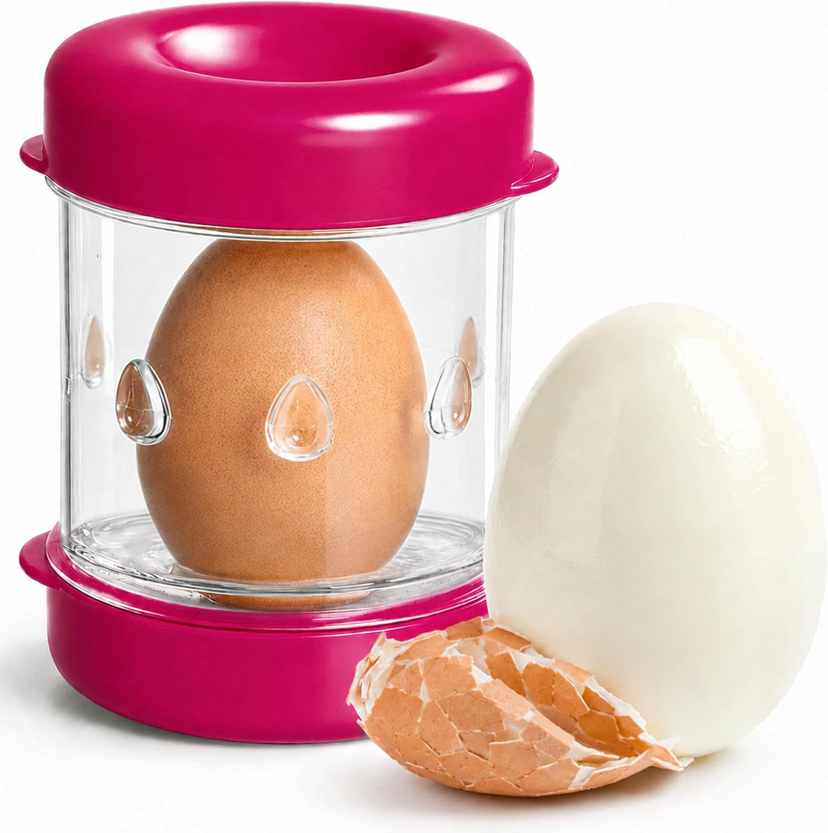 The Negg Boiled Egg Peeler - White