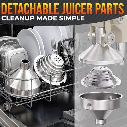 NADOBA Lemon Squeezer and Lime Squeezer, Max Extraction Citrus Hand Juicer