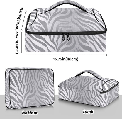 Casserole Carriers for Hot or Cold Food Reusable Casserole Dish Carrier Insulated Thermal Large Capacity Durable Perfect for Party Camping Family Gatherings Yellow Fish - Colors B