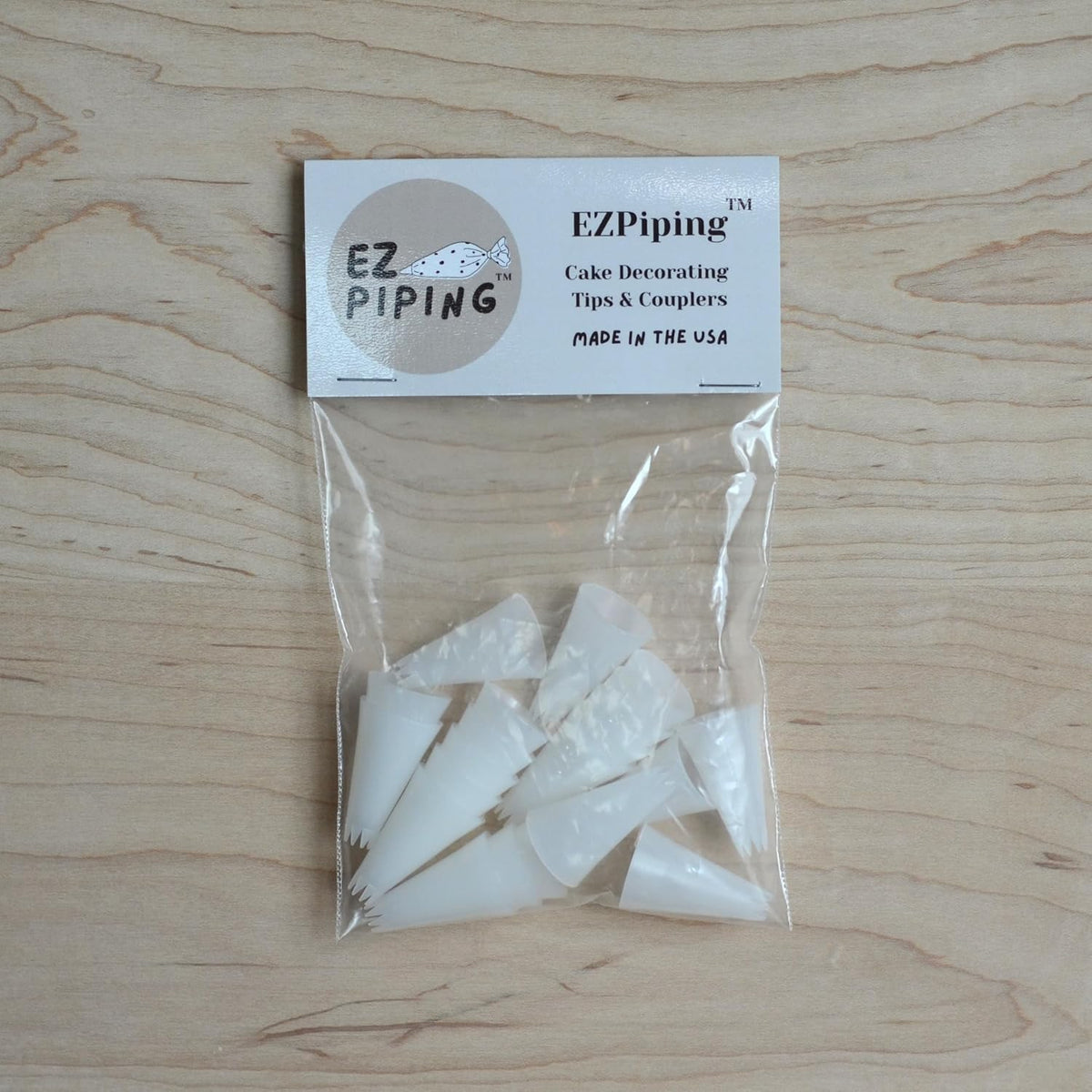 Reusable Plastic Piping Tips, Nozzles Standard Size Star Tip #20