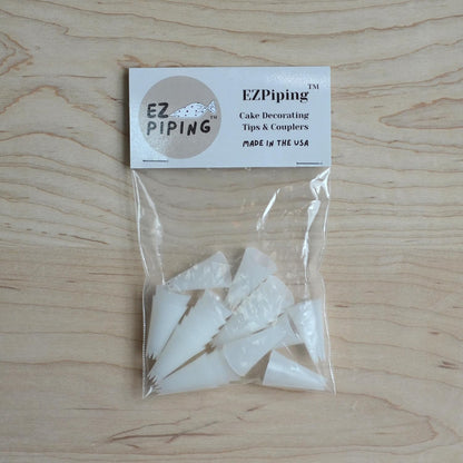 Reusable Plastic Piping Tips, Nozzles Standard Size Star Tip #20