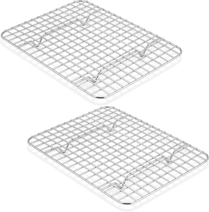 TeamFar Cooling Rack, 8.75”x6.25” Stainless Steel Baking Grid Wire Rack