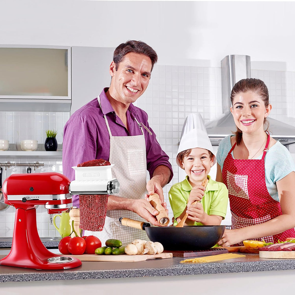 Meat Tenderizer Attachment for KitchenAid Mixer, 3 Thickness Settings
