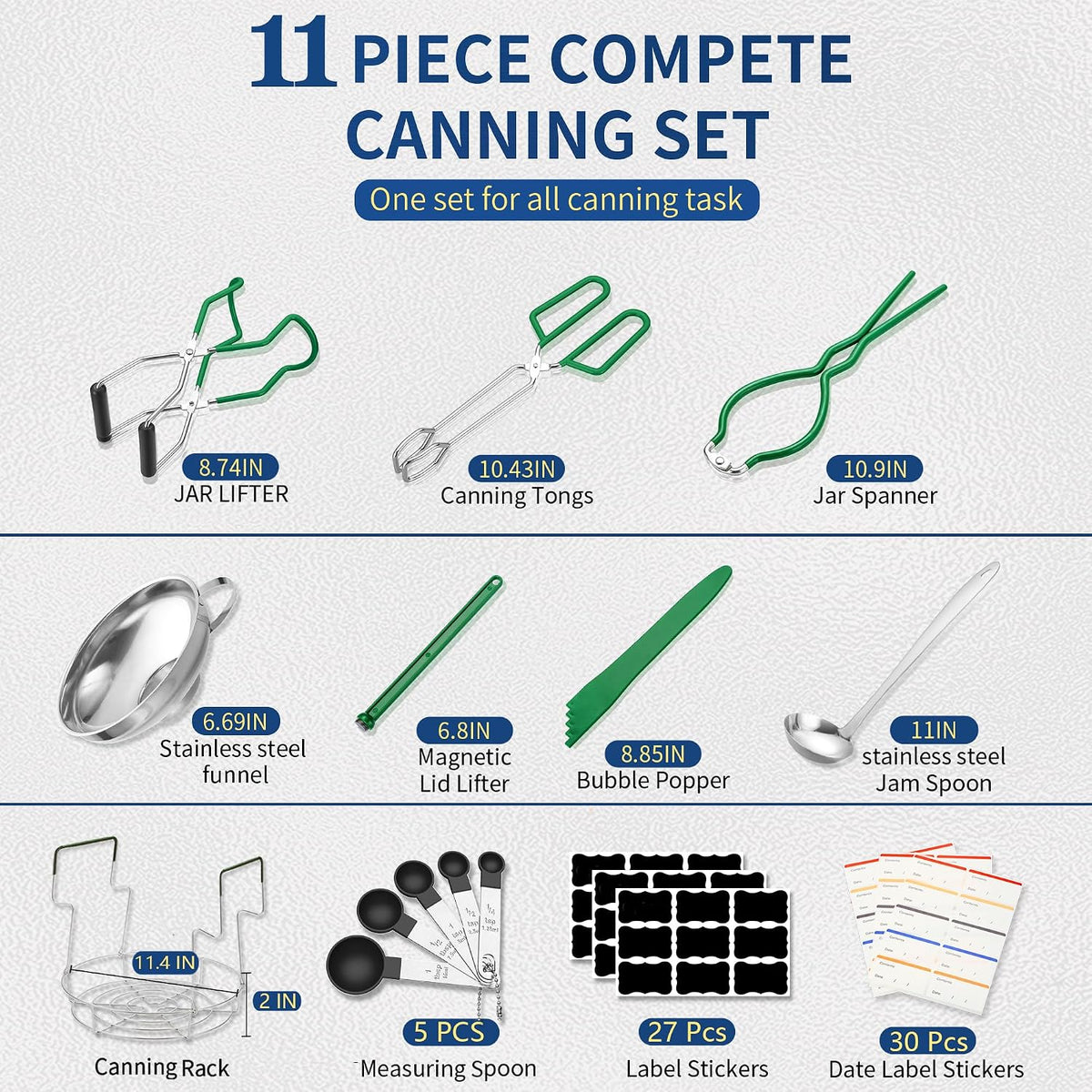 Canning Supplies Starter Kit,Canning Kit Set for Beginners