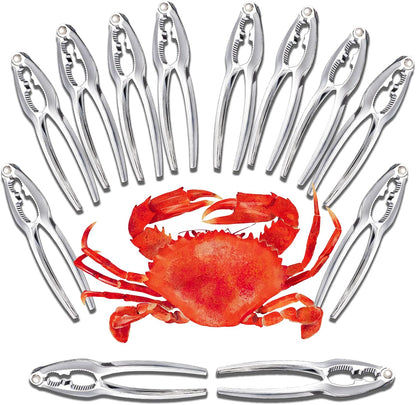 12 Pcs Crab Crackers and Tools, Lobster Crackers, Seafood Cracker Tools