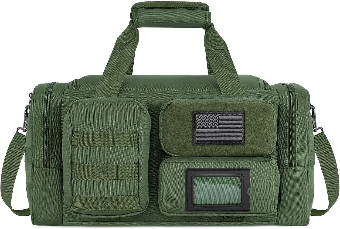 Tactical Pistol Range Bag, Gun Range Bag for Handguns, Shooting Duffle Range Pistol Bag with 6X Magazine Slots, Extra Pockets for Ammo and Essentials