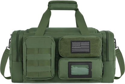 Tactical Pistol Range Bag, Gun Range Bag for Handguns, Shooting Duffle Range Pistol Bag with 6X Magazine Slots, Extra Pockets for Ammo and Essentials